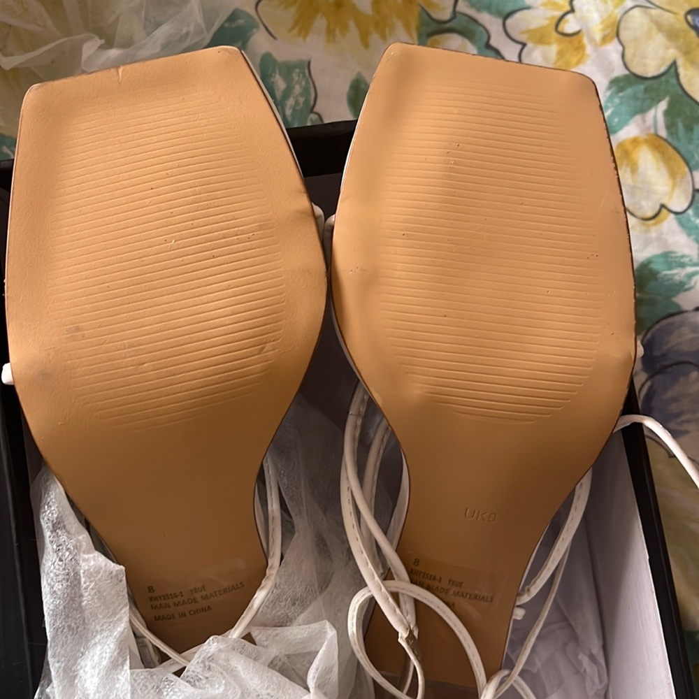 Brand new lace up heels